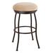 Lark Manor™ Amareona Swivel Counter, Bar & Extra Tall Stool Plastic in Gray/Brown | 34 H x 16.5 W x 16.5 D in | Wayfair