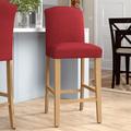 Wayfair Custom Upholstery™ Nadia Bar & Counter Stool Wood/Upholstered in Brown | 41 H x 19 W x 23 D in E904462B675E4CEE8CB3278D51D3E7E4