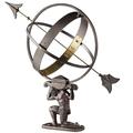 Darby Home Co Duong Atlas Armillary Sundial Metal in Gray | 28 H x 27 W x 16 D in | Wayfair 2CBF58DB8A1F42AA97FDEFBE63D0EBA1