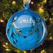 The Holiday Aisle® December Birthstone Personalized Ball Ornament Glass in Blue | 3 H x 3 W x 3 D in | Wayfair 70E68972347F478DAB9D3724210F7A5A