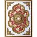 Artistry Lighting Floral Center Rectangle Ceiling Medallion, Fiberglass in White | 2.5 H x 63 W x 47 D in | Wayfair ART1216-F-094