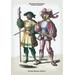 Buyenlarge German Costumes: German Peasant Soldiers - Graphic Art Print in Green/Pink/Yellow | 30 H x 20 W in | Wayfair 0-587-02260-4C2030