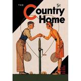 Buyenlarge 'Country Home: A Friendly Match' Vintage Advertisement | 42 H x 28 W in | Wayfair 0-587-00853-9C4466