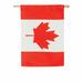 Evergreen Enterprises, Inc Canada 2-Sided Polyester 44 x 28 in. House Flag in Red | 44 H x 28 W in | Wayfair 13S8887