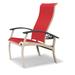 Red Barrel Studio® Hinch Patio Dining Chair Sling in Brown | 39 H x 28.5 W x 30 D in | Wayfair 4BD7593644834C039B115A884484F239
