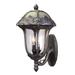 Special Lite Products Rose Garden 1-Light Outdoor Wall Lantern Aluminum/Glass/Metal in Gray | 22.75 H x 12.75 W x 14.75 D in | Wayfair F-3717-SW-SG