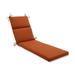 Winston Porter Allal Indoor/Outdoor Chaise Lounge Cushion Polyester in Brown | 3 H x 21 W x 72.5 D in | Wayfair A36354EABCFC4E9D81A99EC3EAD8D667