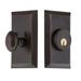 Nostalgic Warehouse Studio Plate Single Cylinder Deadbolt Brass in Brown | 4 H x 2.5 W x 0.63 D in | Wayfair 719097