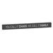 Red Barrel Studio® You Call It Chaos, We Call It Family Wall Décor, Wood in Gray | 2 H x 16 W x 0.75 D in | Wayfair