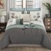 Latitude Run® Mifflin Emilie Comforter Set Polyester/Polyfill/Microfiber in Blue/Gray/White | King | Wayfair E2D9C99E8CD84E6199CA76DA7618DE40