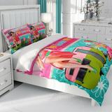 Mercer41 Raguel Glamping Queen Girls Duvet Cover Set Microfiber | Twin Duvet Cover + 2 Shams | Wayfair AD41C61EB3C14435B3A089CE2F9AC2A1