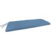 Wade Logan® 48" x 18" Outdoor Bench Cushion w/ Ties Polyester | 3.5 H x 48 W in | Wayfair 8C9781F319ED481487F13E8617ED310B