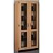 Stevens ID Systems Science 24 Compartment Classroom Cabinet w/ Locks Wood in Brown | 84 H x 36 W in | Wayfair 83733 K84-073