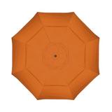 Arlmont & Co. Broadmeade Octagonal Sunbrella Market Umbrella Metal in Orange, Size 110.5 H in | Wayfair 9780FAEC054647299140B0A02AFCBA20