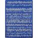 Blue 92 x 0.5 in Area Rug - Joy Carpets Static Electricity Abstract Tufted Area Rug Nylon | 92 W x 0.5 D in | Wayfair 1725D-02