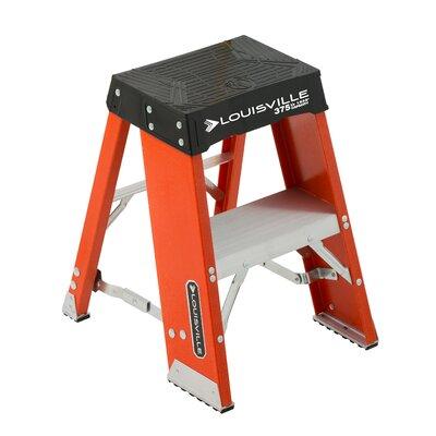 Louisville Ladder, 2 Ft, Fiberglass Step Stand, Type Ia, 300 Lb Load Capacity, Fy8002 Fiberglass in Orange | 18 W x 14 D in | Wayfair