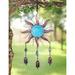 Dakota Fields Hulse Hulse Sun Bouncy Wind Chime Glass/Metal | 11.75 H x 11.5 W x 1.5 D in | Wayfair 1BC6EB9A24E2440FA77D43B084792757