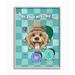 Red Barrel Studio® 'Dogs Smile w/ Their Tails Funny Cartoon Pet Design' by Gary Patterson Drawing Print in Brown | 20 H x 16 W x 1.5 D in | Wayfair