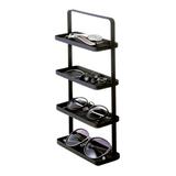 Tower Yamazaki Home 4-Tier Accessory Tray, Jewelry Holder & Storage Organizer, Steel, Handle in Black | 12.8 H x 6.5 W x 2.8 D in | Wayfair 4299