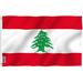 ANLEY Lebanon 2-Sided Polyester 36x60 in. House Flag in Red | 36 H x 60 W in | Wayfair A.Flag.Lebanon