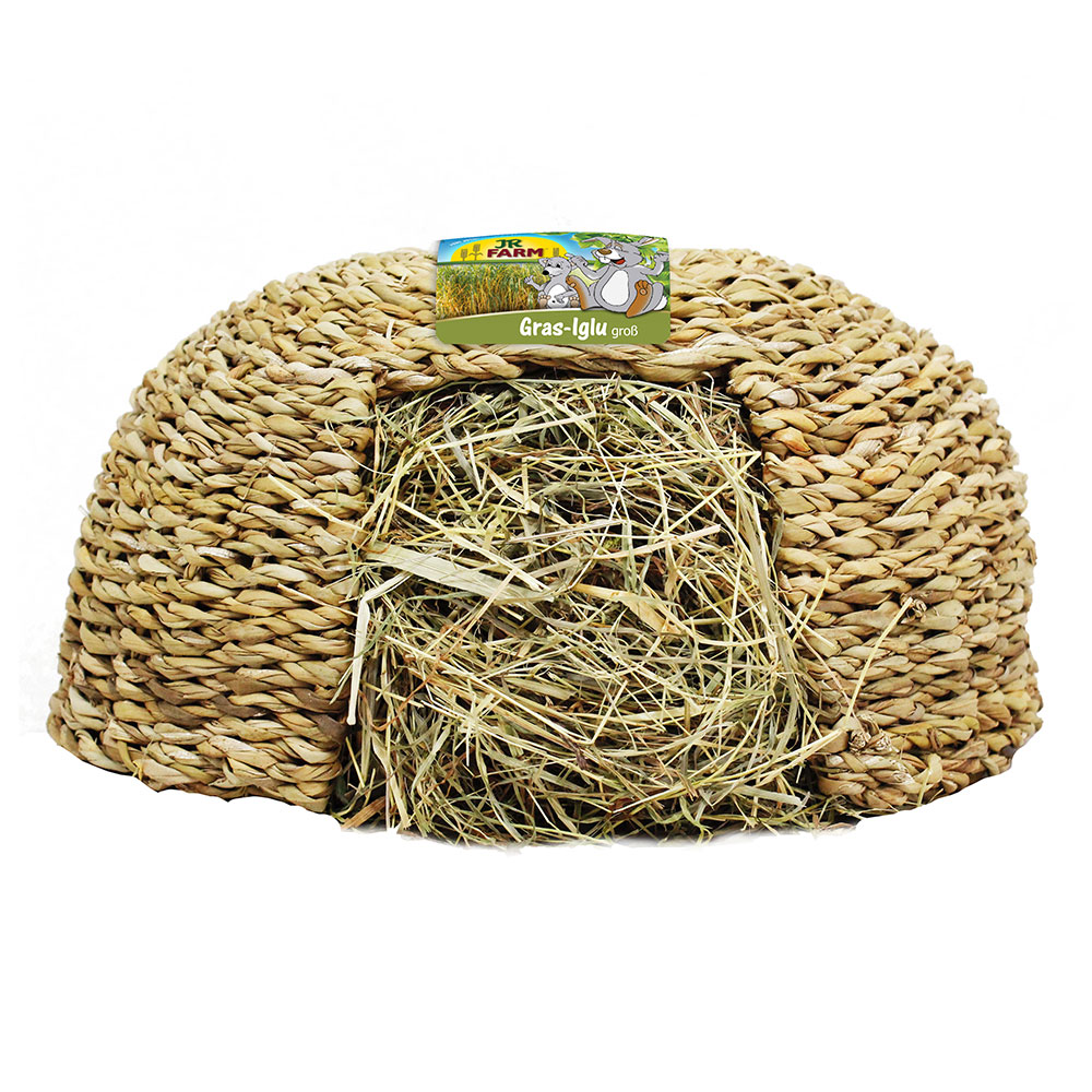 JR Farm Igloo di erba - 470 g (grande, 30 x 30 x 25 cm)