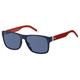 Tommy Hilfiger Unisex Th 1718/s Sunglasses, 8RU/KU Blue RED, 56