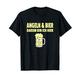 Angler Angeln Und Bier Saufspruch Fischen Fisch Geschenk T-Shirt