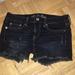 American Eagle Outfitters Shorts | American Eagle Short Dark Denim Distressed Shorts | Color: Blue | Size: 6