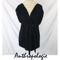 Anthropologie Sweaters | Anthropologie Yellow Bird Black Sweater V-Neck | Color: Black/Blue | Size: Xs