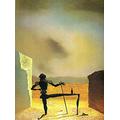 The Ghost of Vermeer Salvador Dali - Film Movie Poster - Best Print Art Reproduction Quality Wall Decoration Gift - A0Canvas (40/30 inch) - (102/76 cm) - Stretched, Ready to Hang