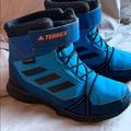 Adidas Shoes | Adidas Terrex Winter Snow Hiking Boots | Color: Blue | Size: 4b