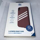 Adidas Accessories | Adidas 3 Stripe Gazelle Case For Iphone Xr Maroon | Color: Brown | Size: Iphone Xr