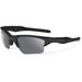 Oakley SI Half Jacket 2.0 XL Sunglasses Matte Black Frame Grey Lens OO9154-12