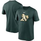 Men's Nike Green Oakland Athletics Large Logo Legend Performance T-Shirt