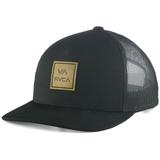 Men's RVCA Black All The Way Snapback Trucker Hat