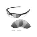 Walleva Transition/Photochromic Polarized Replacement Lenses for Oakley Half Jacket Sunglasses