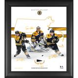 Boston Bruins Framed 15" x 17" Franchise Foundations Collage with a Piece of Game Used Puck - Limited Edition 617