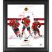 Chicago Blackhawks Framed 15" x 17" Franchise Foundations Collage with a Piece of Game Used Puck - Limited Edition 312
