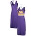Women's G-III 4Her by Carl Banks Purple LSU Tigers Opening Day Maxi Dress