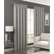 Stiebel of Nottingham Orion Plain Woven Textured Linen Look Fully Blackout Pencil Pleat Curtains Thermal Room Darkening Ideal for Nurseries/Bedrooms (Grey (Light Grey), 66" x 72" (168cm x 183cm))