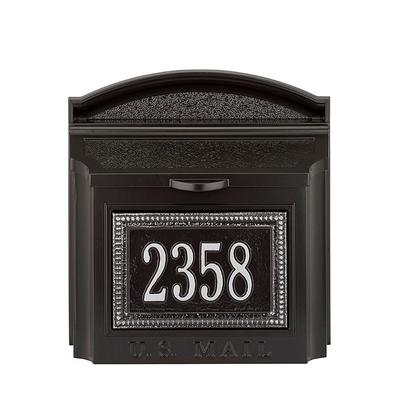 Bunker Hill Hanging Mailbox - Black/Silver - Grandin Road