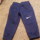 Nike Bottoms | Blue And Black Nike Dry Fit Joggers | Color: Black/Blue | Size: 2tb