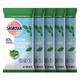 Sagrotan Hygienereinigungstücher – Für die praktische Reinigung und Desinfektion von Oberflächen – 5 x 60 Feuchttücher in wiederverschließbarer Verpackung