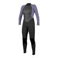 O'Neill Damen Reactor II 3/2mm Back Zip Full Wetsuit Neoprenanzug, Black/Mist, 40 EU