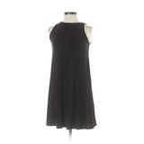 Old Navy Casual Dress - A-Line High Neck Sleeveless: Black Solid Dresses - Women's Size X-Small