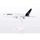 herpa 612319 – Airbus A380, Lufthansa Doppeldecker, Wings, Modell Flugzeug mit Standfuß, Modellbau, Miniaturmodelle, Sammlerstück, Kunststoff, Snap Fit - Maßstab 1:250