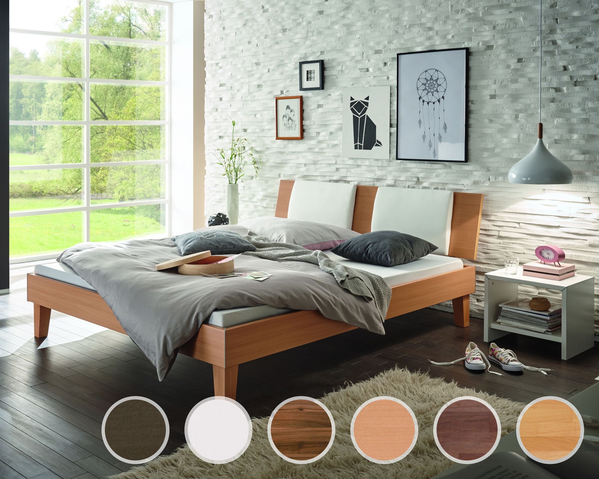 Hasena Movie-Line Bett Star Juve/Orva 120x200 cm / Buche HN