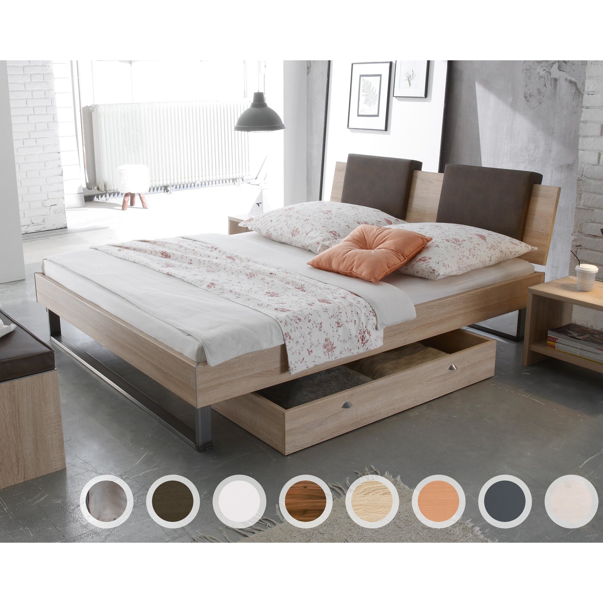 Hasena Movie-Line Bett Star Indus/Orva 180x200 cm Buche HN Image