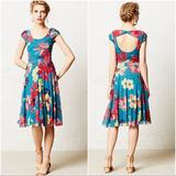 Anthropologie Dresses | Anthropologie| Weston Wear A-Line Dress Size S A12 | Color: Blue/Pink | Size: S