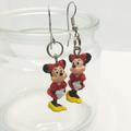 Disney Jewelry | *Adorable* Vintage Disney Minnie Mouse Earrings | Color: Black/Red | Size: 1.5"L